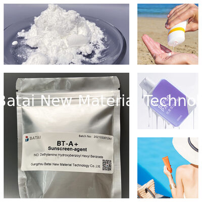 MSDS সানস্ক্রিন এজেন্ট অতিবেগুনী শোষক সূর্য সুরক্ষা তেল নিয়ন্ত্রণ মুখের জন্য UV ফিল্টার SPF 50+ PA++++