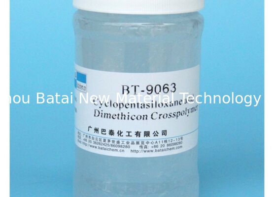 BT-9063 বর্ণহীন সিলিকন ইলাস্টোমার মিশ্রণ, প্রসাধনী কাঁচামাল সূর্য সুরক্ষা পণ্য জন্য ব্যবহার করা যেতে পারে