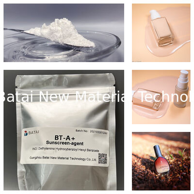 MSDS সানস্ক্রিন এজেন্ট অতিবেগুনী শোষক সূর্য সুরক্ষা তেল নিয়ন্ত্রণ মুখের জন্য UV ফিল্টার SPF 50+ PA++++