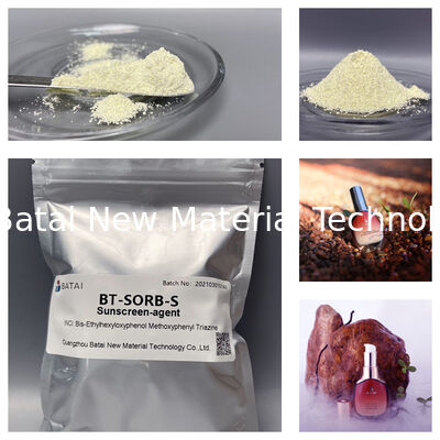 ব্রড স্পেকট্রাম সানস্ক্রিন এজেন্ট BT-SORB-S সানকেয়ার পণ্যগুলিতে অতিবেগুনী রশ্মি শোষণ করে